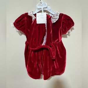 NWT Nicole Miller Christmas Baby Outfit